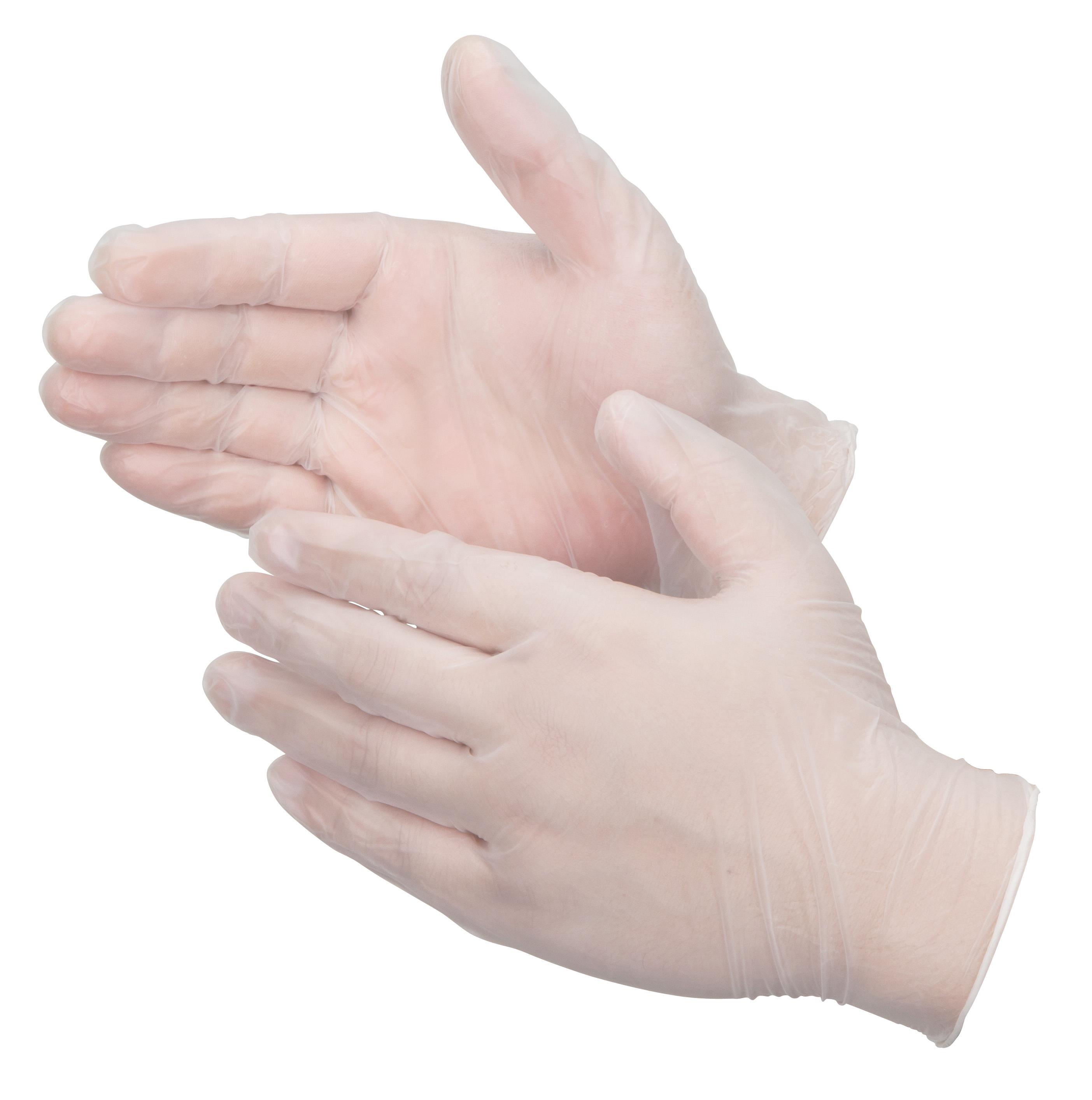 DURASKIN 4 MIL POWDERED VINYL 100/BX - Disposable Gloves